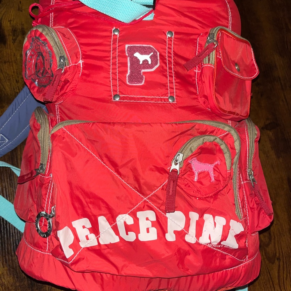 Vintage Retired Victoria's Secret PINK University Back Pack - Picture 3 of 14
